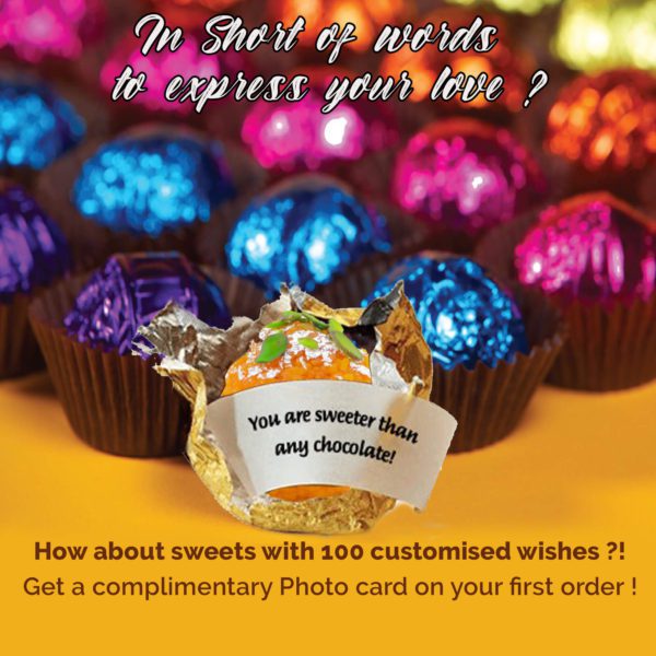 Sweets with Personalised Messages - Send Sweets to USA Online | Sweet