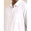 Premium Wedding White Regular Dhoti Shirt & Towel Set Arathi 1/2" - Image 6