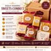 Indian wedding sweets combo 3 pack of 25 USA delivery