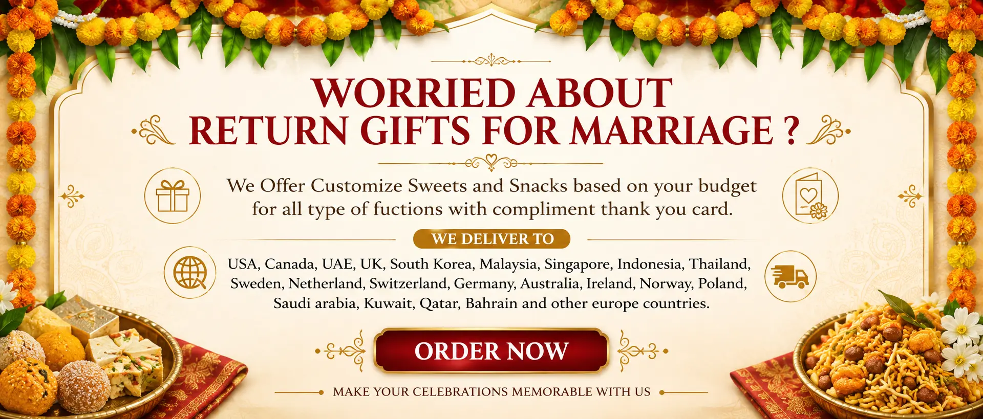 Wedding Seer Varisai and Seer Bakshanam Indian wedding sweets